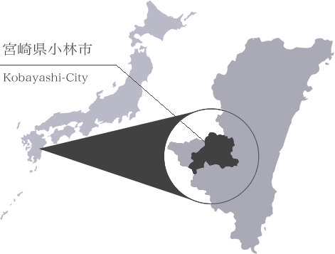 宮崎県小林市地図